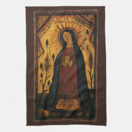 グアダルーペの我々のレディbyペドロ・アントニオ・フレズキス キッチンタオル