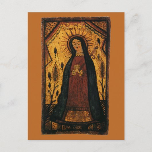 グアダルーペの我々のレディbyペドロ・アントニオ・フレズキス ポストカード (正面)