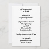 グアダルーペの我々のレディbyペドロ・アントニオ・フレズキス 招待状 (裏面)