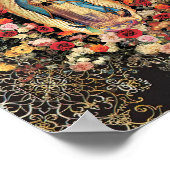 グアダルーペの我々のヴァージンメアリカラフルー ポスター (角)