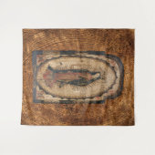 グアダルーペの我々のヴァージンメアリーウッドルック タペストリー (正面(横))