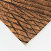 グアダルーペの我々のヴァージンメアリーウッドルック フリースブランケット (角)