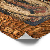 グアダルーペの我々のヴァージンメアリーウッドルック ポスター (角)