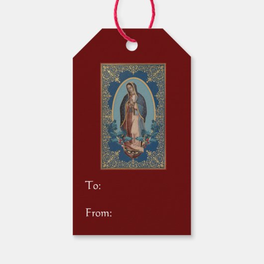 グアダルーペの我々のヴァージンメアリーフェリーズ ギフトタグ (裏面)