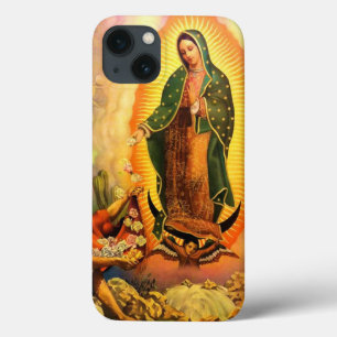 グアダルーペの我々のヴァージンメアリ鮮やかーカラー iPhone 13ケース