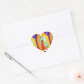 グアダルーペの我々の女性に栄光を ハートシール (封筒)