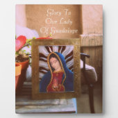 グアダルーペの我々の女性に栄光を フォトプラーク (正面)