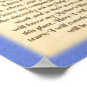 グアダルーペの我々の女性の言葉 ポスター (角)