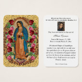 グアダルーペの我々の女性 (正面&裏面)