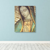 グアダルーペの我々の女性 キャンバスプリント (インサイチュ (ウッドフロア))