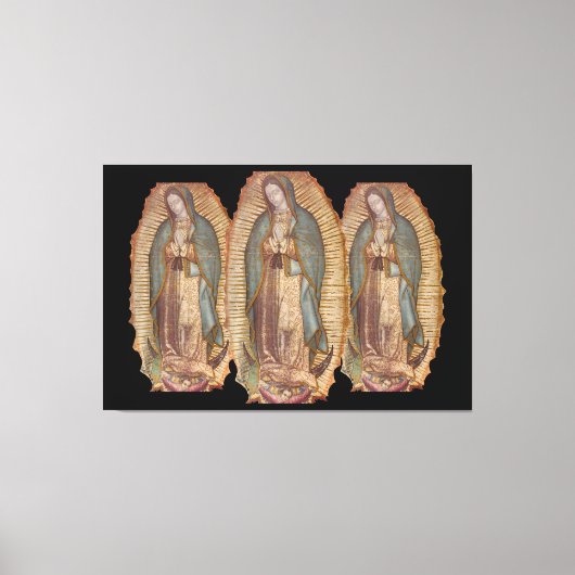 グアダルーペの我々の女性 キャンバスプリント (正面)