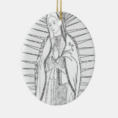 グアダルーペの我々の女性 セラミックオーナメント (右)