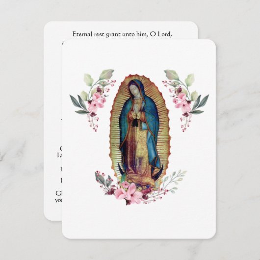 グアダルーペの我々の女性，ヌエストラセニョラ・ド・グアダルーペ (正面/裏面)