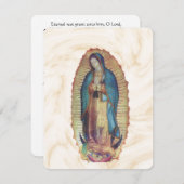 グアダルーペの我々の女性，ヌエストラセニョラ・ド・グアダルーペ (正面/裏面)