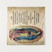 グアダルーペの我々の女性，ヌエストラセニョラ・ド・グアダルーペ タペストリー (正面(横))