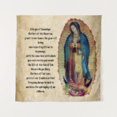 グアダルーペの我々の女性，ヌエストラセニョラ・ド・グアダルーペ タペストリー (正面)