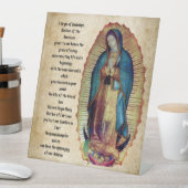 グアダルーペの我々の女性，ヌエストラセニョラ・ド・グアダルーペ 台座サイン (インサイチュ)