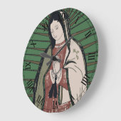 グアダルーペの我々の女性 ラージ壁時計 (傾斜)