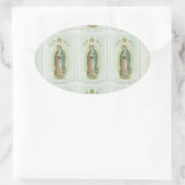 グアダルーペの我々の女性 楕円形シール (バッグ)