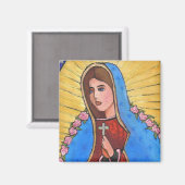 グアダルーペの我々の女性 – 磁石 (正面/裏面)
