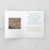 グアダルーペの我々の女性，饗宴の日カード カード (内部)