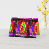 グアダルーペの我々の婦人 カード (黄色い花)