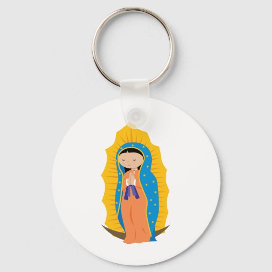 グアダルーペの我々の婦人 キーホルダー (正面)