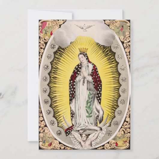 グアダルーペの我々の婦人 サンキューカード (正面)