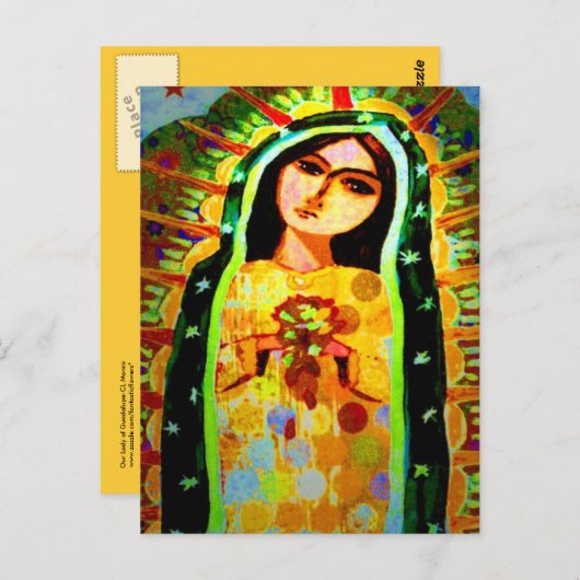 グアダルーペの我々の婦人 ポストカード (正面/裏面)