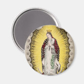 グアダルーペの我々の婦人 マグネット (正面/裏面)