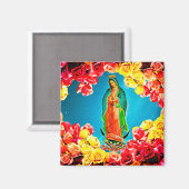 グアダルーペの我々の婦人 マグネット (正面/裏面)