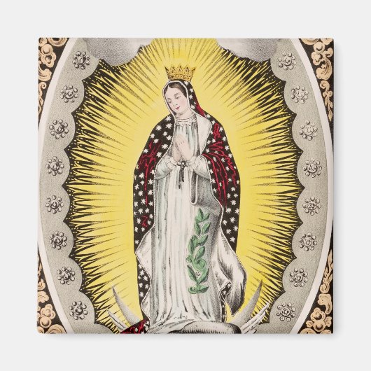 グアダルーペの我々の婦人 マグネット (正面)