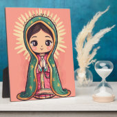 グアダルーペの私たちのレディかわいいかわいいスタイル フォトプラーク (側面)