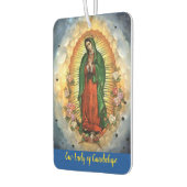 グアダルーペの私たちの女性とイエス神聖なハート車 カーエアーフレッシュナー (左)