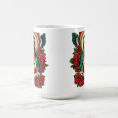 グアダルーペの私たちの女性マリーヴィバメキシコアート コーヒーマグカップ (中央)