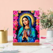 グアダルーペの私たちの女祈性ヴァージンメアリーかわいい アクリルサイン (ウェディング)