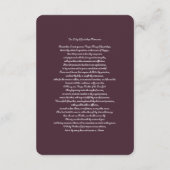 グアダルーペの私達の女性12暗記と エンクロージャーカード (裏面)