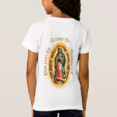 グアダルーペの聖母に栄光あれ Tシャツ (裏面)