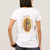 グアダルーペの聖母に栄光あれ Tシャツ (裏面)