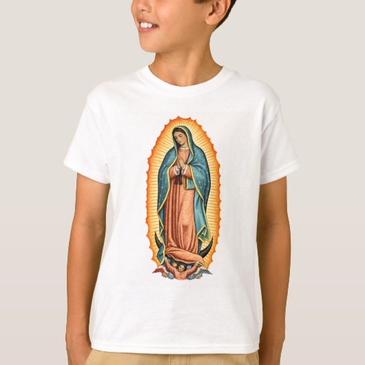 グアダルーペの聖母のキッズTシャツ Tシャツ (正面)