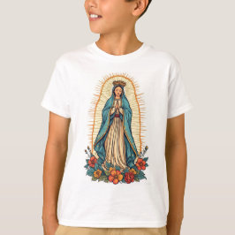 グアダルーペの聖母のキッズTシャツ Tシャツ