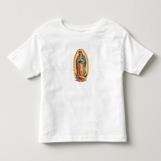 グアダルーペの聖母のトドラーTシャツ トドラーTシャツ (正面)