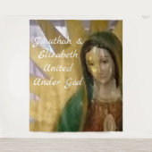 グアダルーペの聖母 オーダーメイド タペストリー (正面)