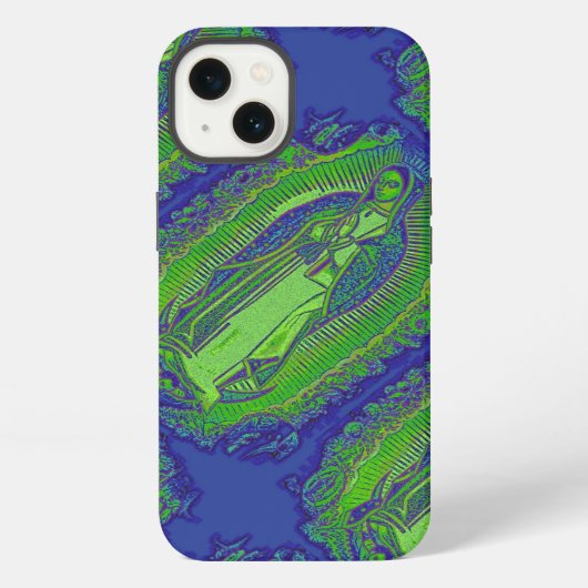 グアダルーペの聖母 iPhoneケース (裏面)