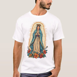 グアダルーペの聖母 Men's Tee Shirt Tシャツ