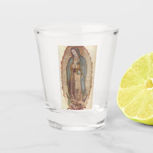 グアダルーペの聖母 (Nuestra Señora) (Virgen) ショットグラス (正面)