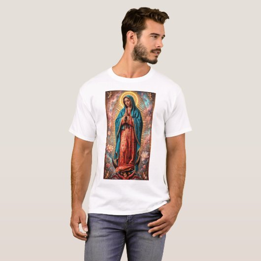 グアダルーペの聖母 Tシャツ (正面フル)