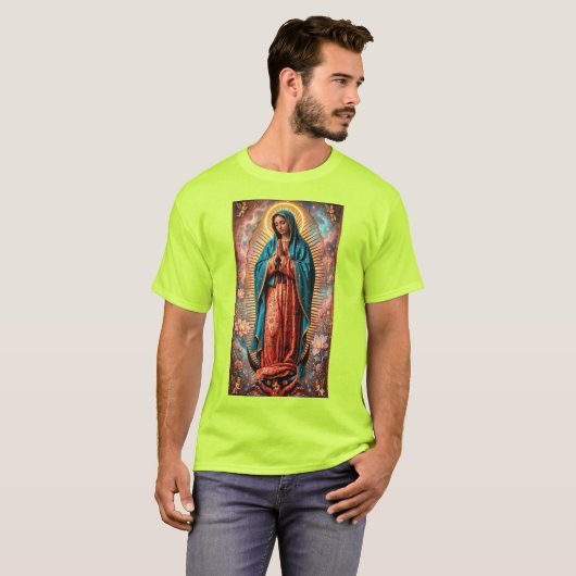 グアダルーペの聖母 Tシャツ (正面フル)