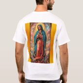 グアダルーペの聖母 Tシャツ (裏面)