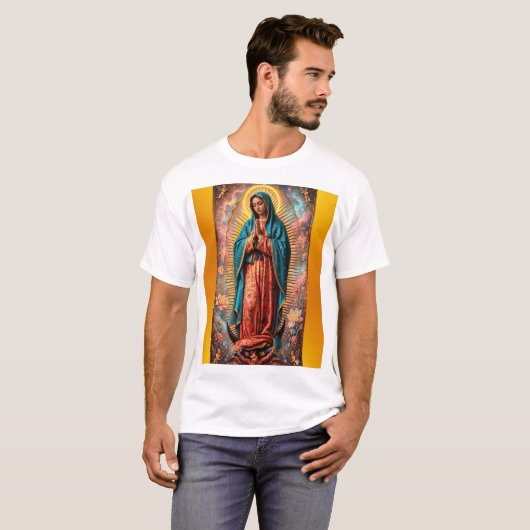 グアダルーペの聖母 Tシャツ (正面フル)